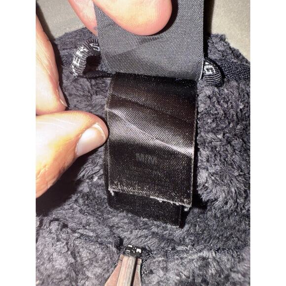 The North Face Osito Fleece Zip up Women’s Med Black Fuzzy Mock Neck AMYOF11 - Picture 5 of 5